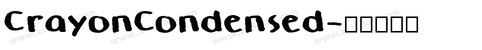 CrayonCondensed字体转换