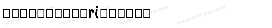 RTWSYueGoTri字体转换