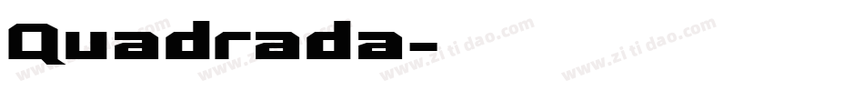 Quadrada字体转换