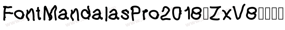 FontMandalasPro2018-ZxV8字体转换