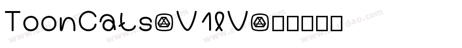 ToonCats-V1lV字体转换
