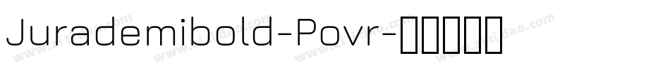 Jurademibold-Povr字体转换