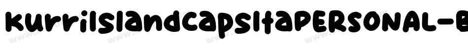 KurriIslandCapsItaPERSONAL-Bl字体转换