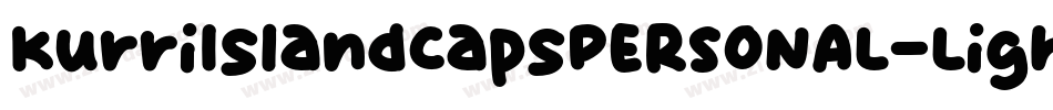KurriIslandCapsPERSONAL-Light字体转换