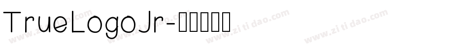 TrueLogoJr字体转换