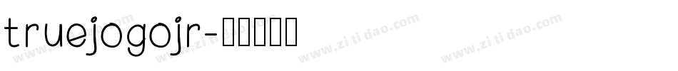 truejogojr字体转换