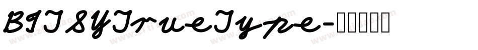 BITSYTrueType字体转换