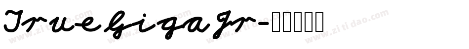 TrueGigaJr字体转换