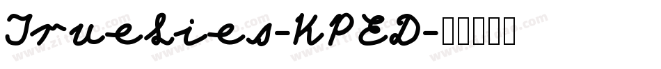 TrueLies-KPED字体转换