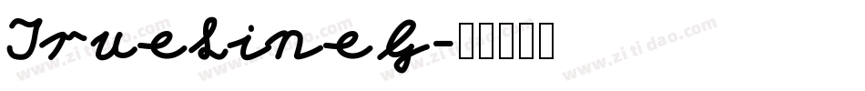 TrueLineG字体转换