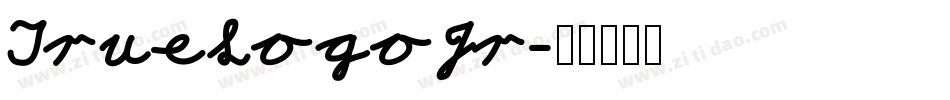 TrueLogoJr字体转换