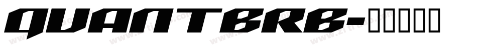 QUANTBRB字体转换