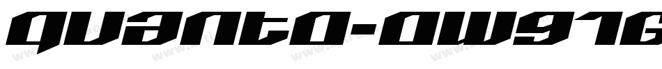 Quanto-0Wg1G字体转换