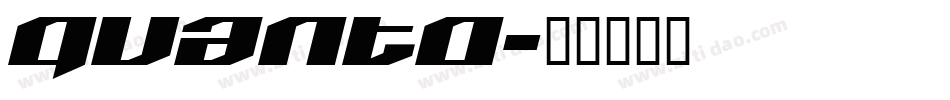 Quanto字体转换