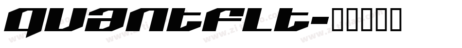 quantflt字体转换