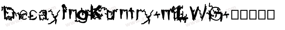 DecayingKuntry-mLWG字体转换