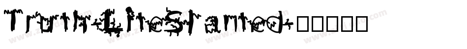Truth-LiteSlanted字体转换