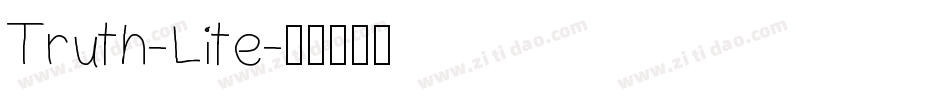 Truth-Lite字体转换