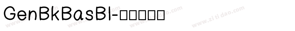 GenBkBasBI字体转换