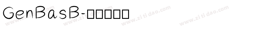 GenBasB字体转换