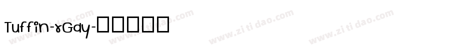 Tuffin-rGay字体转换