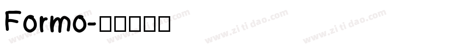 Formo字体转换
