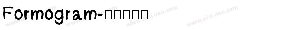 Formogram字体转换