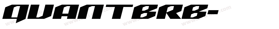 QUANTBRB字体转换