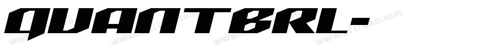 QUANTBRL字体转换