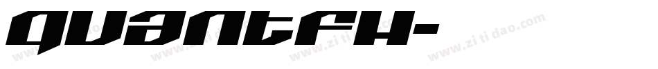 quantfh字体转换