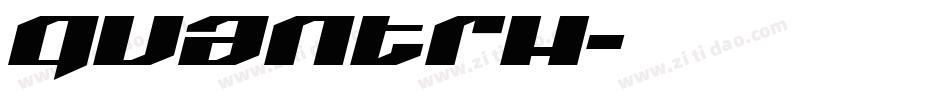 quantrh字体转换