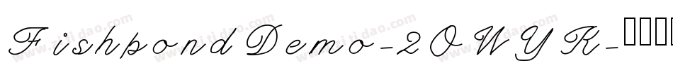 FishpondDemo-2OWYK字体转换