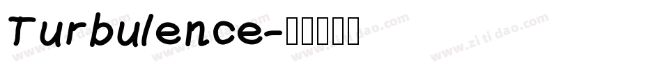 Turbulence字体转换