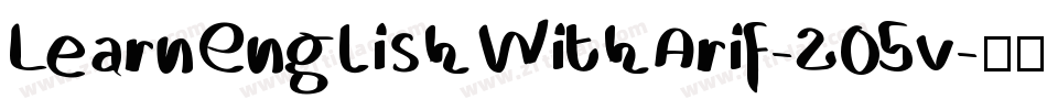 LearnEnglishWithArif-205v字体转换