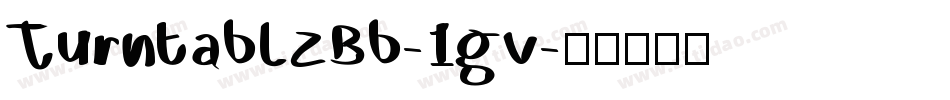 TurntablzBb-1gv字体转换