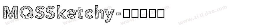 MQSSketchy字体转换