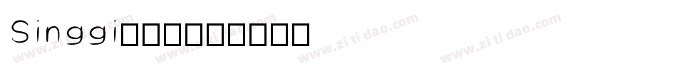 Singgiata字体转换