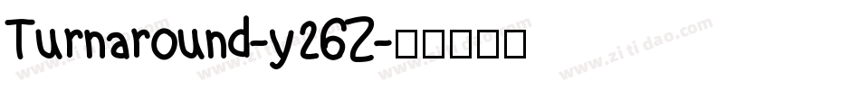 Turnaround-y26Z字体转换
