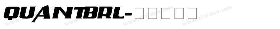 QUANTBRL字体转换