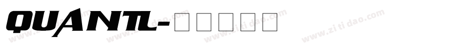 QUANTL字体转换