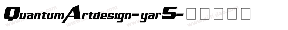 QuantumArtdesign-yar5字体转换