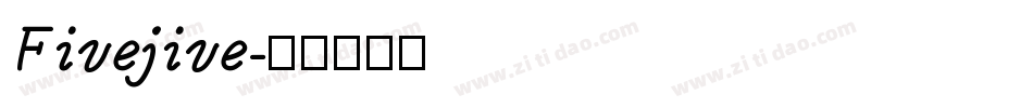 Fivejive字体转换