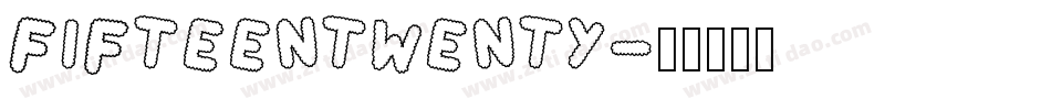 FifteenTwenty字体转换