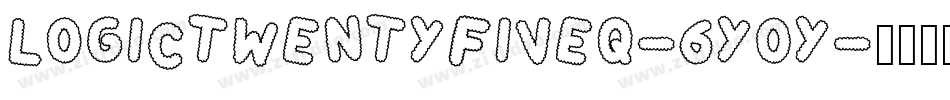 LogicTwentyFiveQ-6YOY字体转换