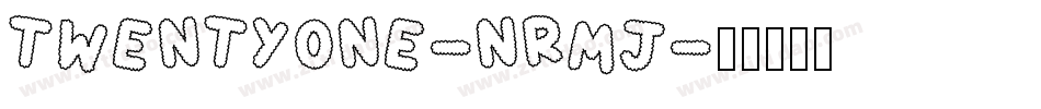 TwentyOne-nRmJ字体转换