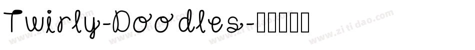 Twirly-Doodles字体转换