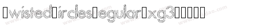 TwistedCirclesRegular-xg3O字体转换
