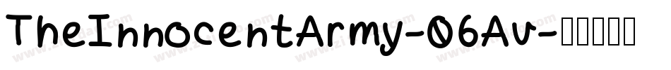 TheInnocentArmy-06Av字体转换