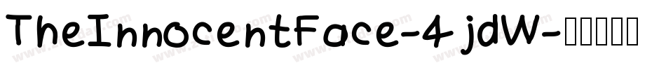 TheInnocentFace-4jdW字体转换