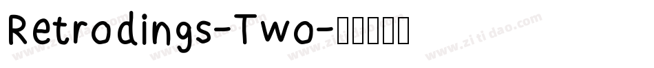 Retrodings-Two字体转换